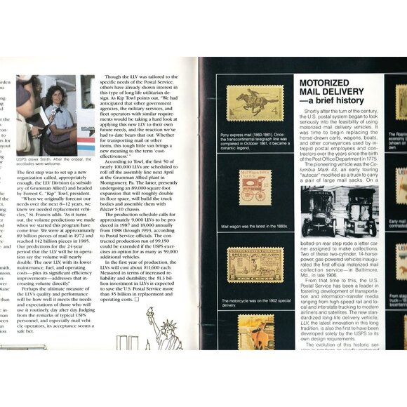 Horizon Magazine (Coverless, c.1989) 28pp Military Tech Radar USPS LLV Photos - Picture 5 of 7